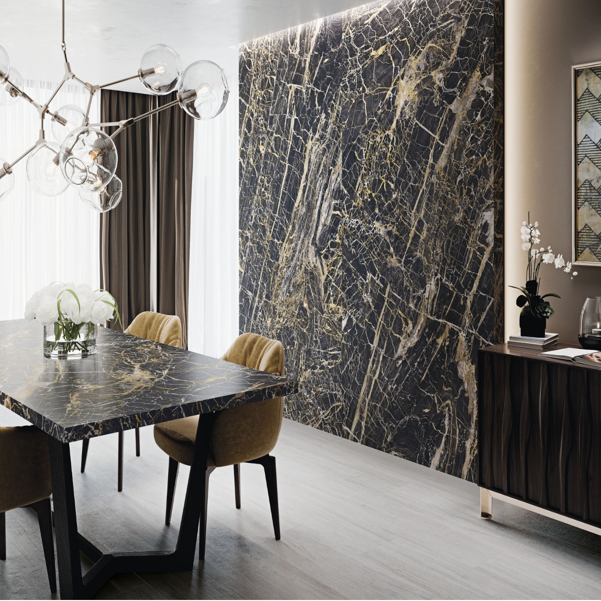 Porcelanato Black Golden Pulido 60x120cm